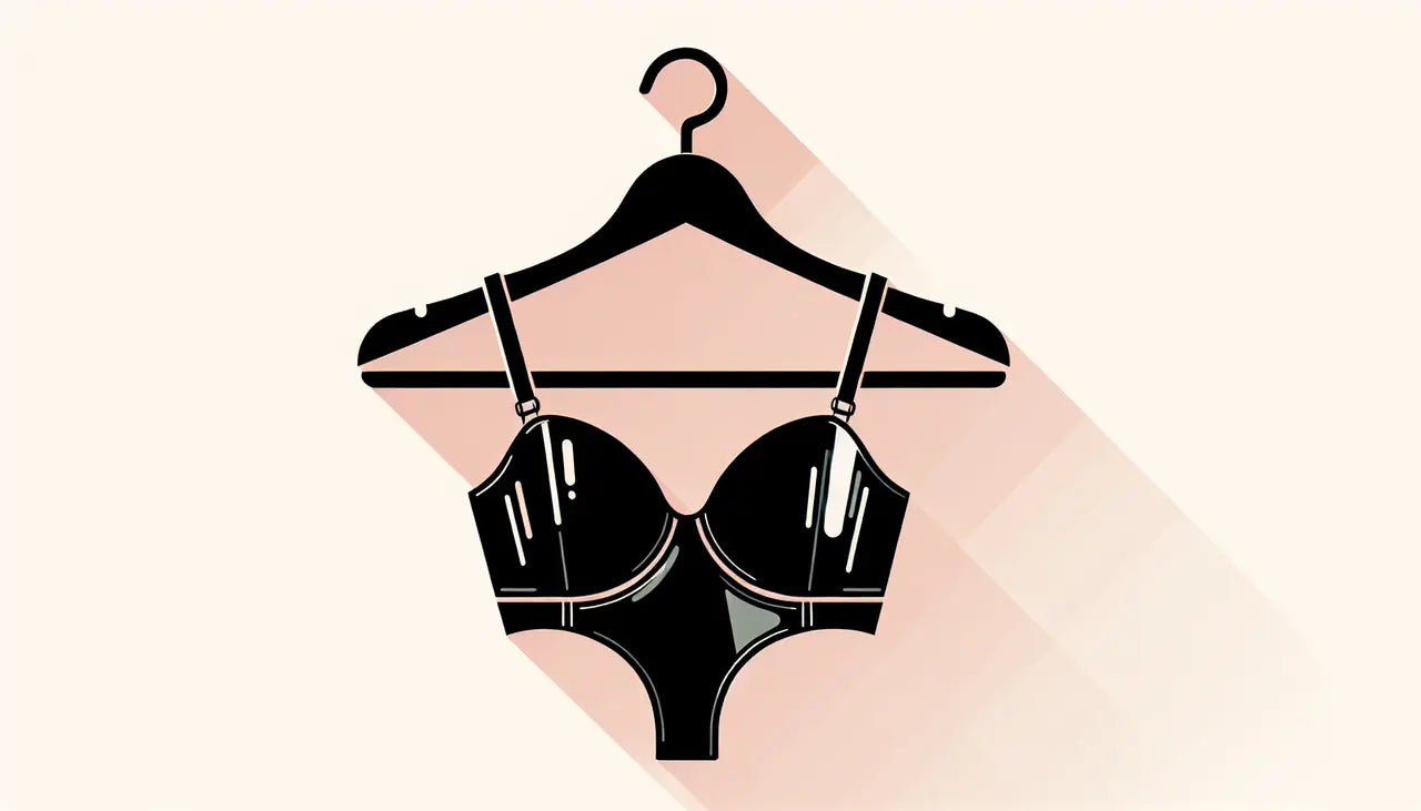 A pair of sleek, black leather boots with a pointed toe and stacked heel, placed on a wooden surface.