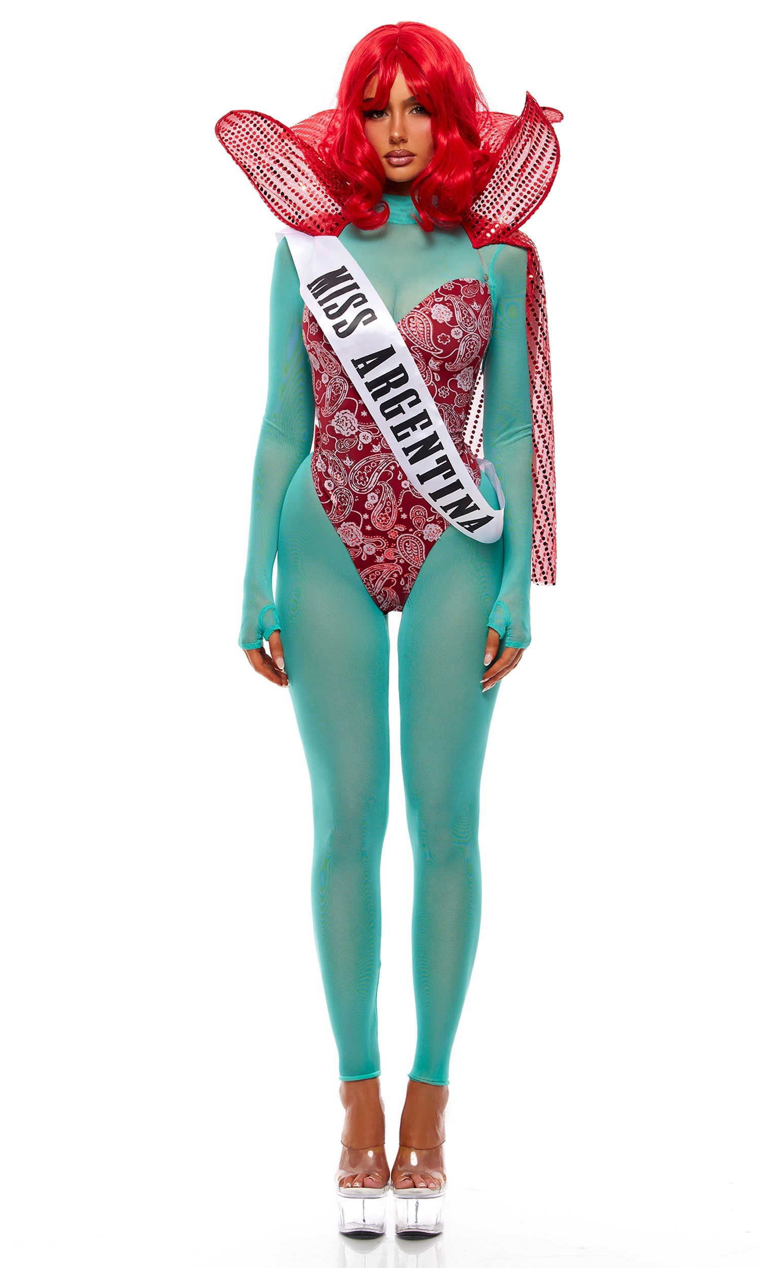 Red Wedding Ghost Women’s Halloween Costume