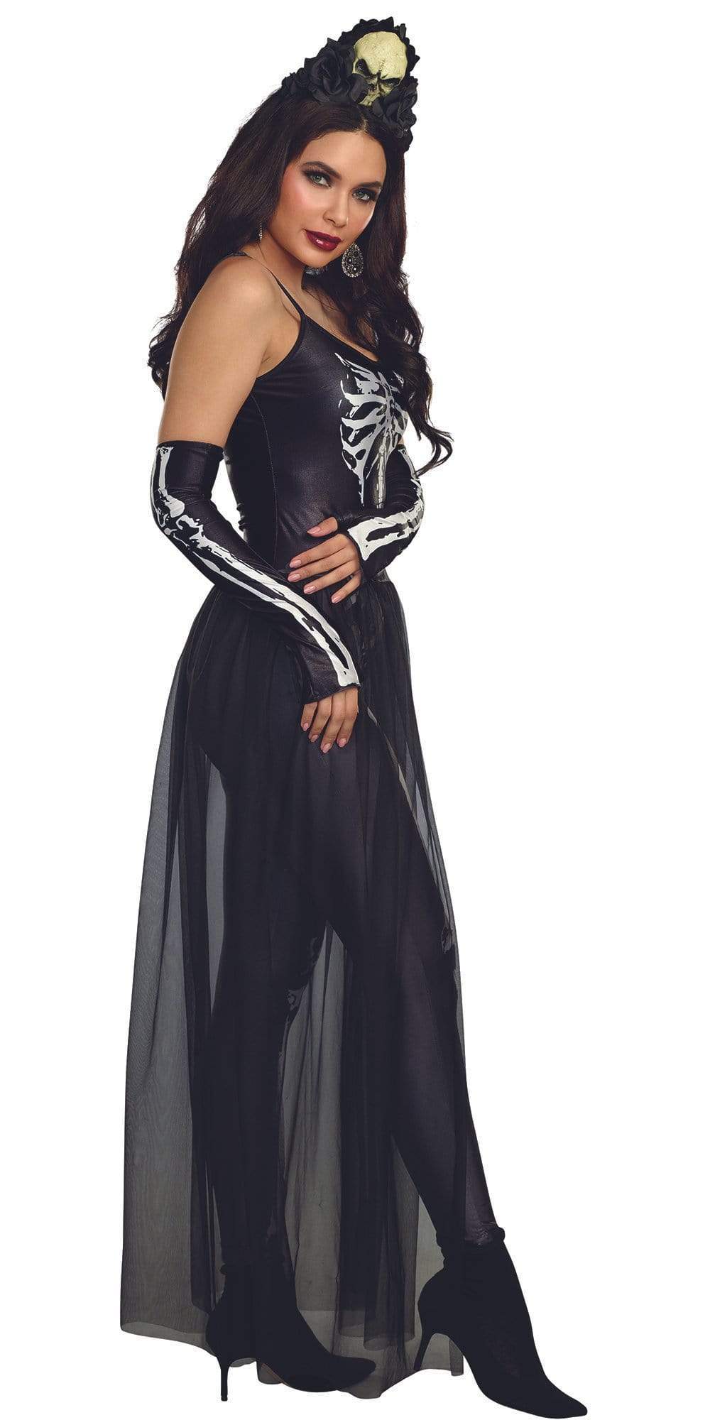 Sexy Bare Bones Babe Skeleton Women's Costume Musotica.com