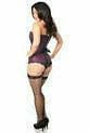 Sexy Plum Brocade Corset Musotica.com