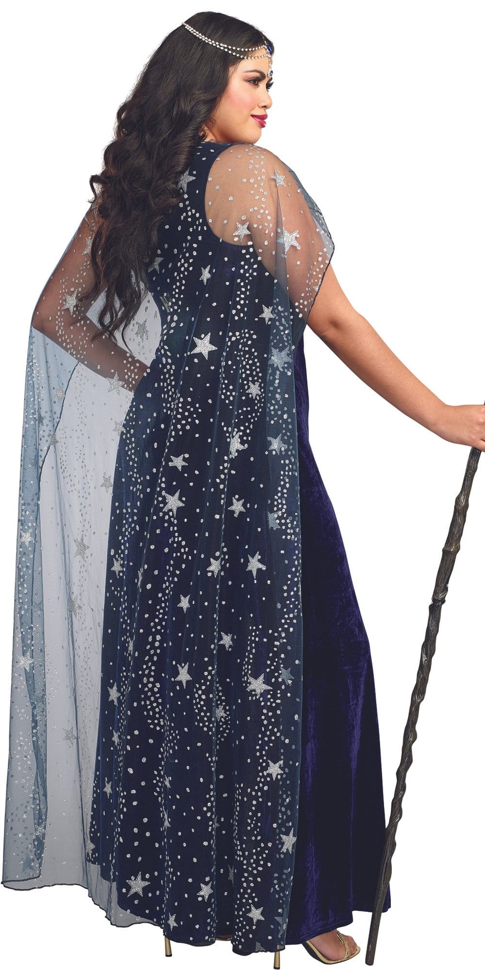 Sexy Plus Size Sorceress Dramatic Velvet Women's Costume Musotica.com