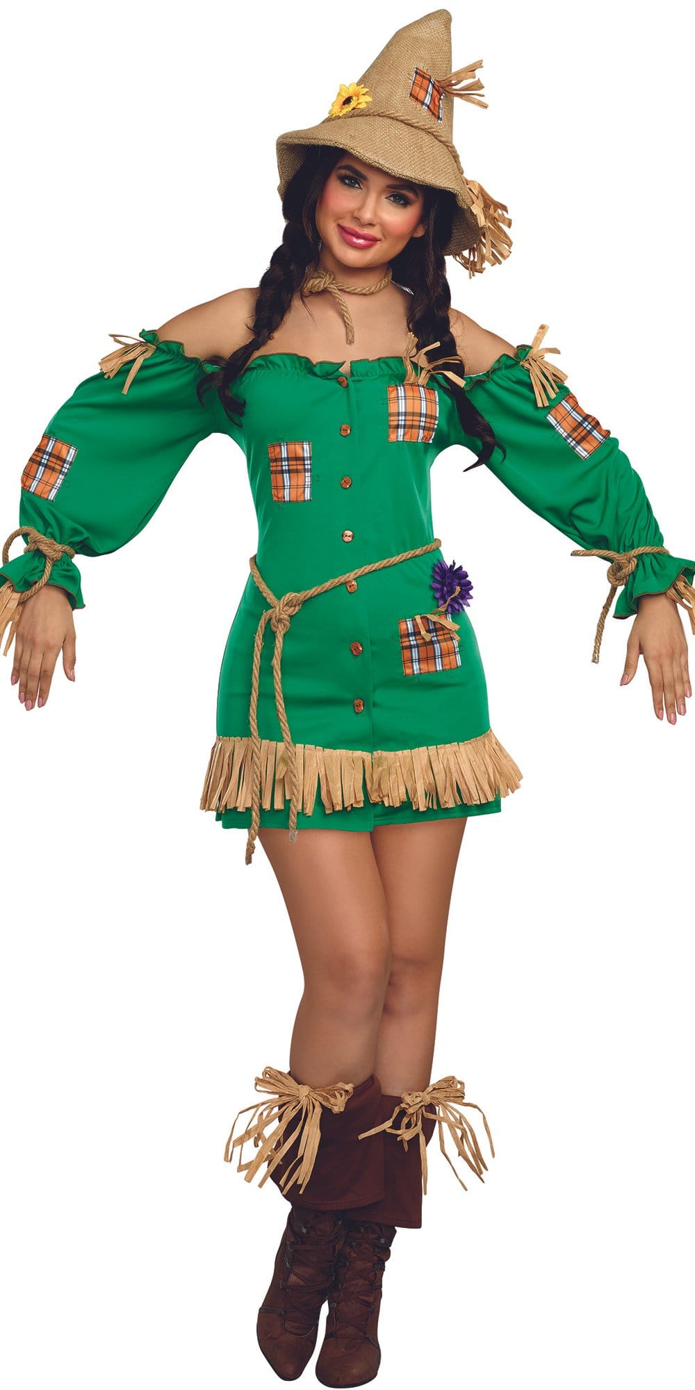 Sexy Scarecrow Storybook Women's Costume Musotica.com