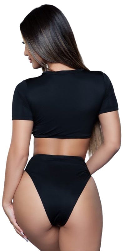 Celebrity High Waist Two Piece Swimsuit Musotica.com