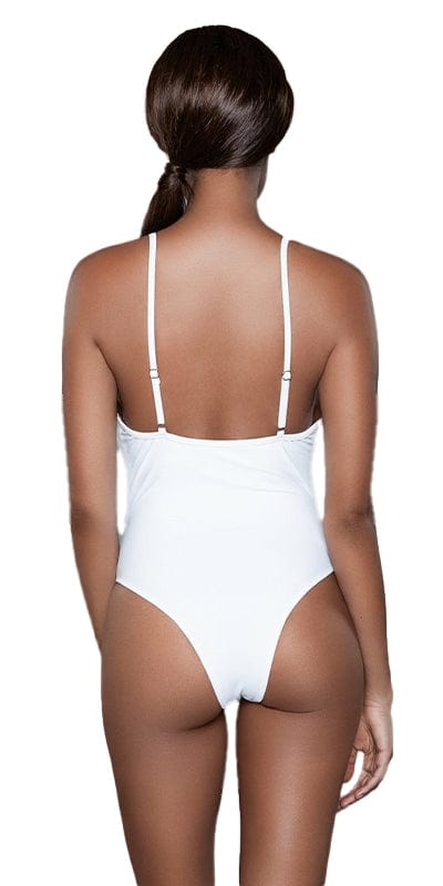 Sexy Amber Tie Front Cut Out Swimsuit Musotica.com