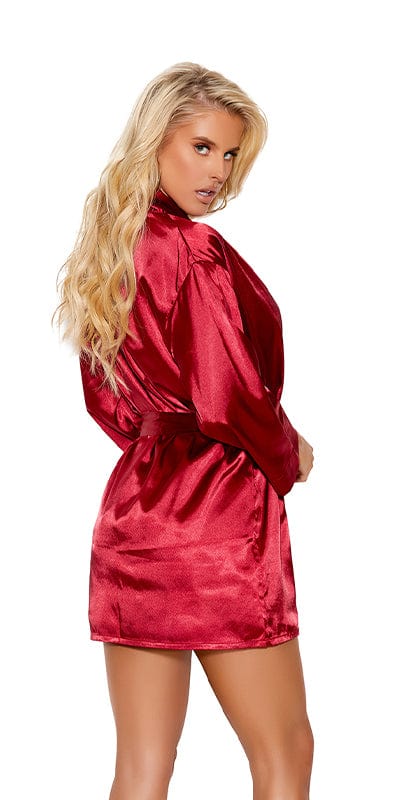 Sexy Amour Charmeuse 3/4 Sleeve Kimono Robe Musotica.com
