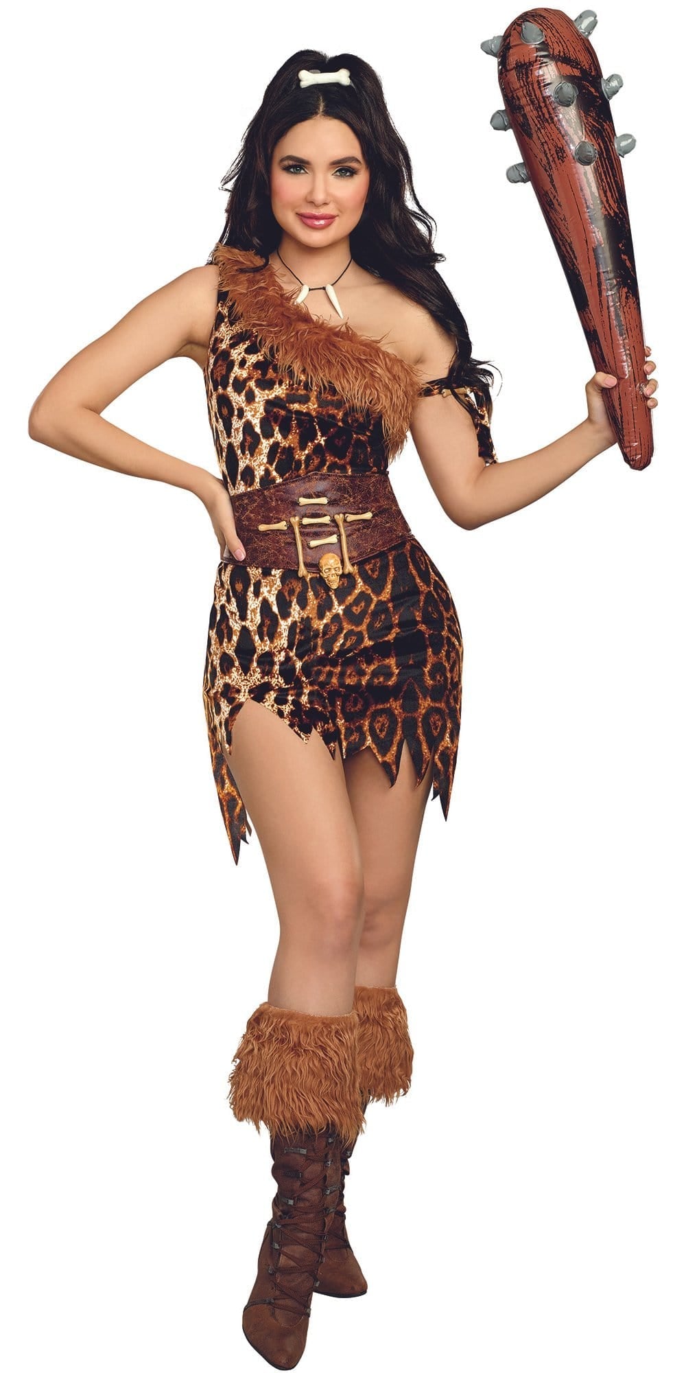 Sexy Clubbin' Cutie Leopard Cavewoman Women's Costume Musotica.com