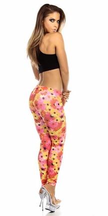 Sexy Cut Out Flex Racer Back Supportive Sports Bra Top - Black/Sunflower Musotica.com