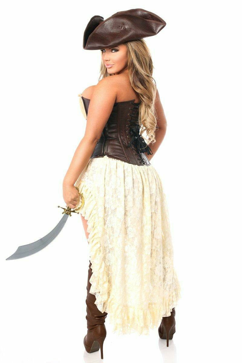 Sexy Deluxe 4 Piece Pirate Captain Halloween Costume Musotica.com