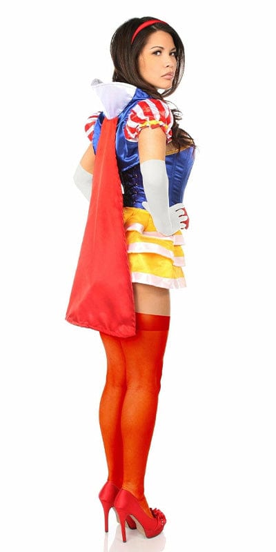 Sexy Deluxe 5 Piece Snow Princess Corset Halloween Costume Musotica.com