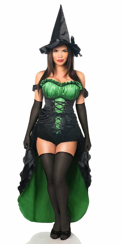 Sexy Deluxe 5 Piece Spellbound Witch Halloween Costume Musotica.com