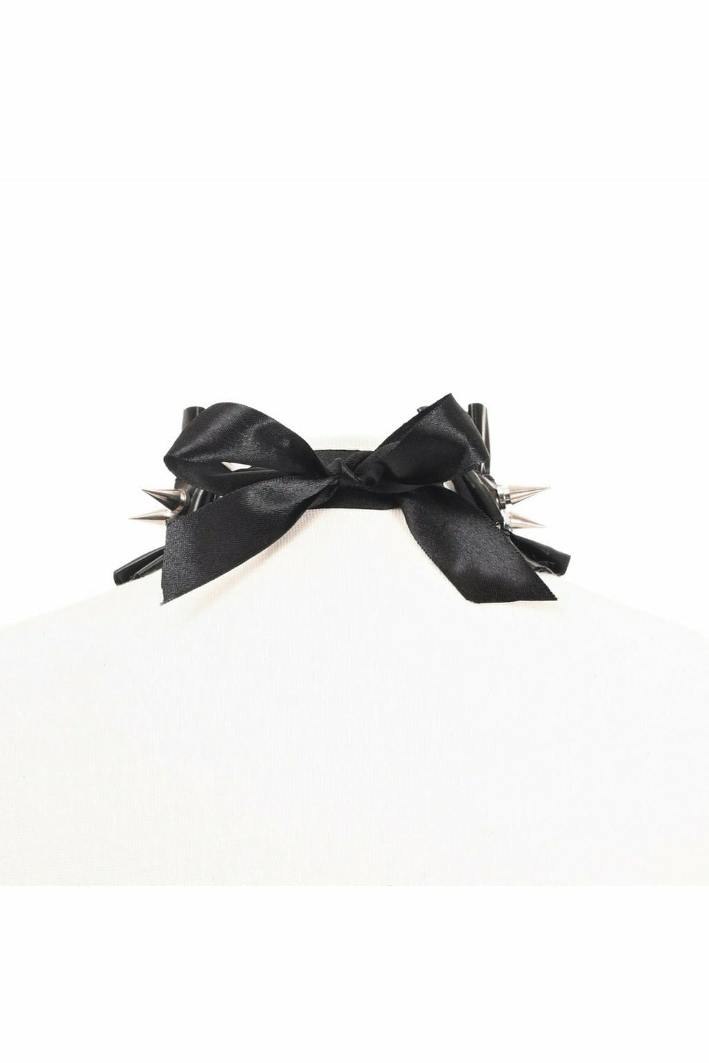 Sexy Faux Leather Spike Choker Musotica.com