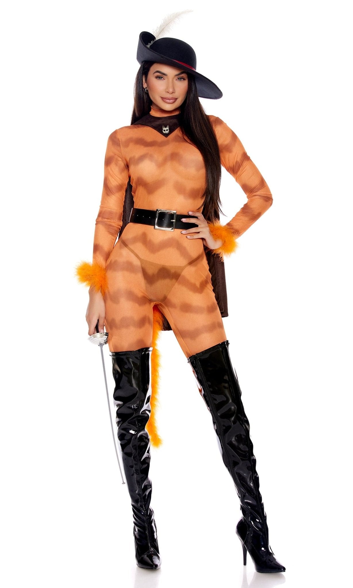Sexy Feline Fencer Puss Halloween Costume Musotica.com