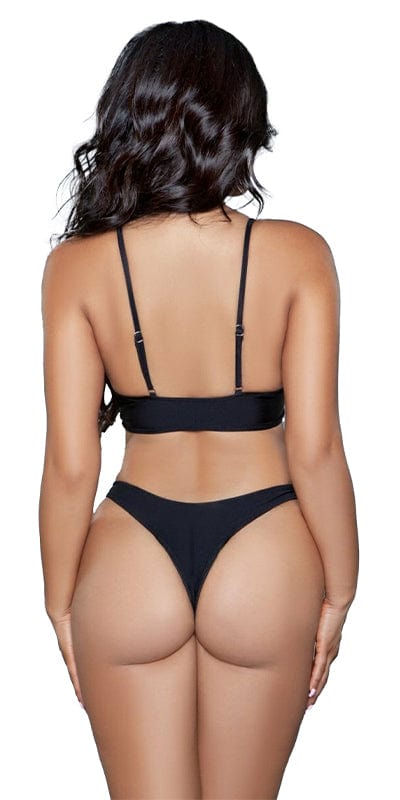 Sexy Gigi Two Piece Cut Out Crop and Thong Bikini Musotica.com