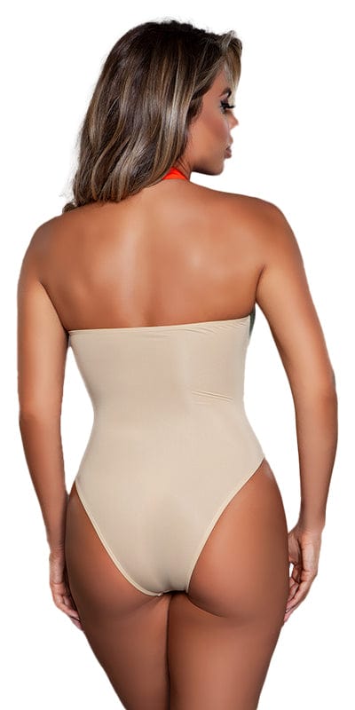 Sexy Maddie Colorblock Criss Cross Halterneck Swimsuit Musotica.com