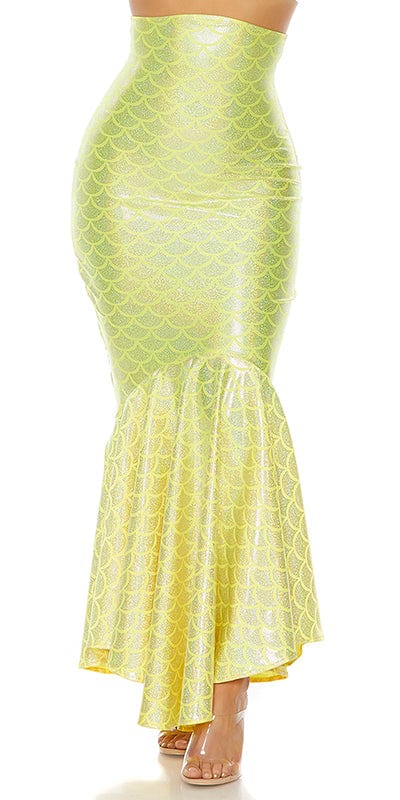 Sexy Neon Hologram Mermaid Skirt Musotica.com