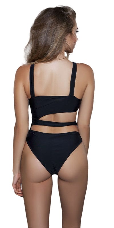 Sexy Nicole Cut Out Knot Twist Swimsuit Musotica.com