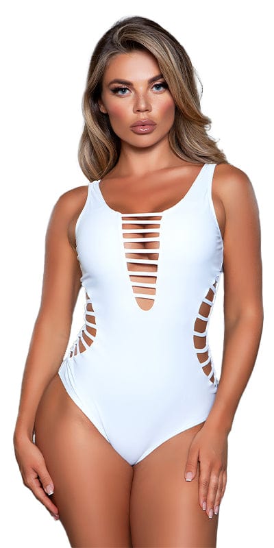 Sexy Vanessa Deep Plunge Cut Out Swimsuit