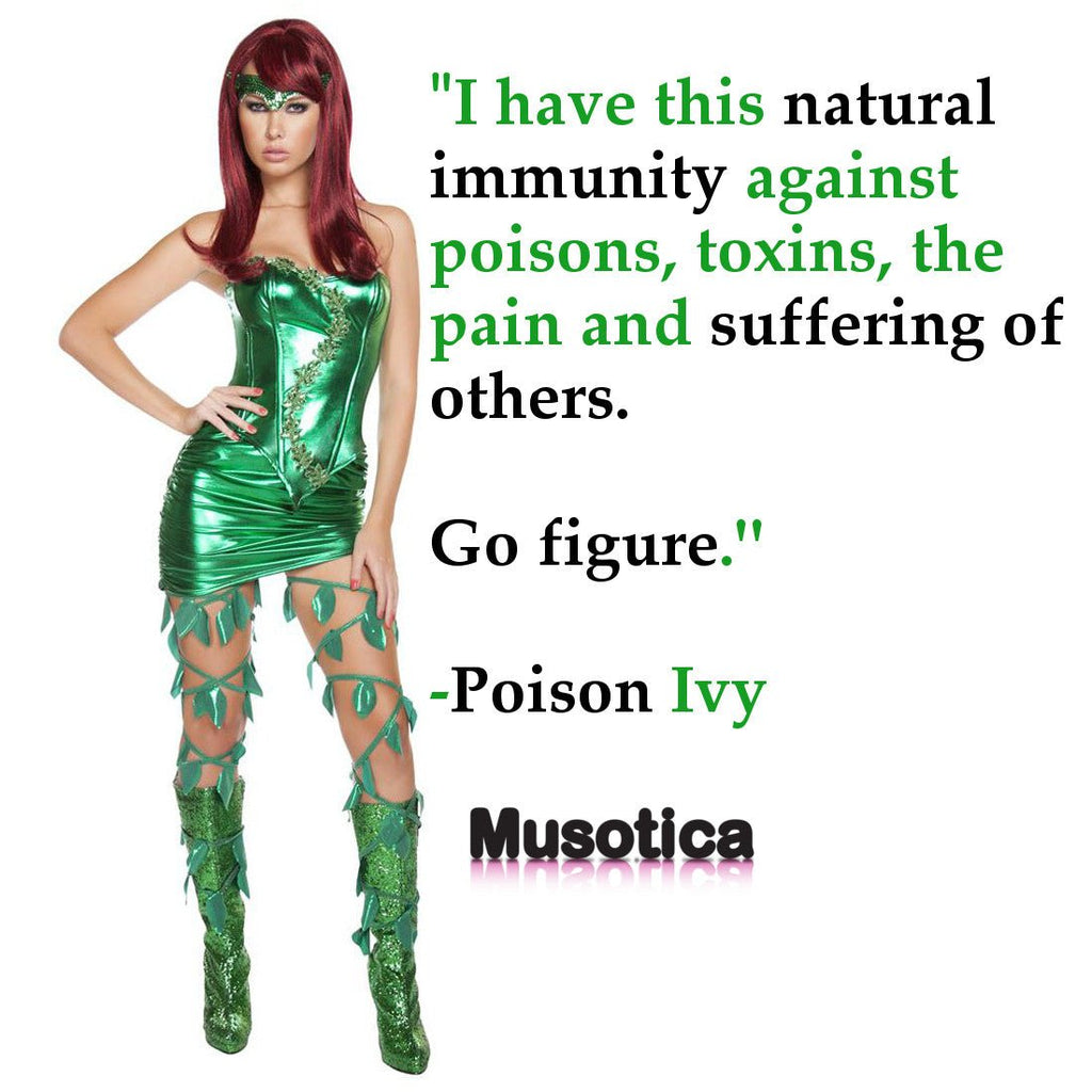 This season's Trendiest Halloween Costume: Poison Ivy - Musotica.com