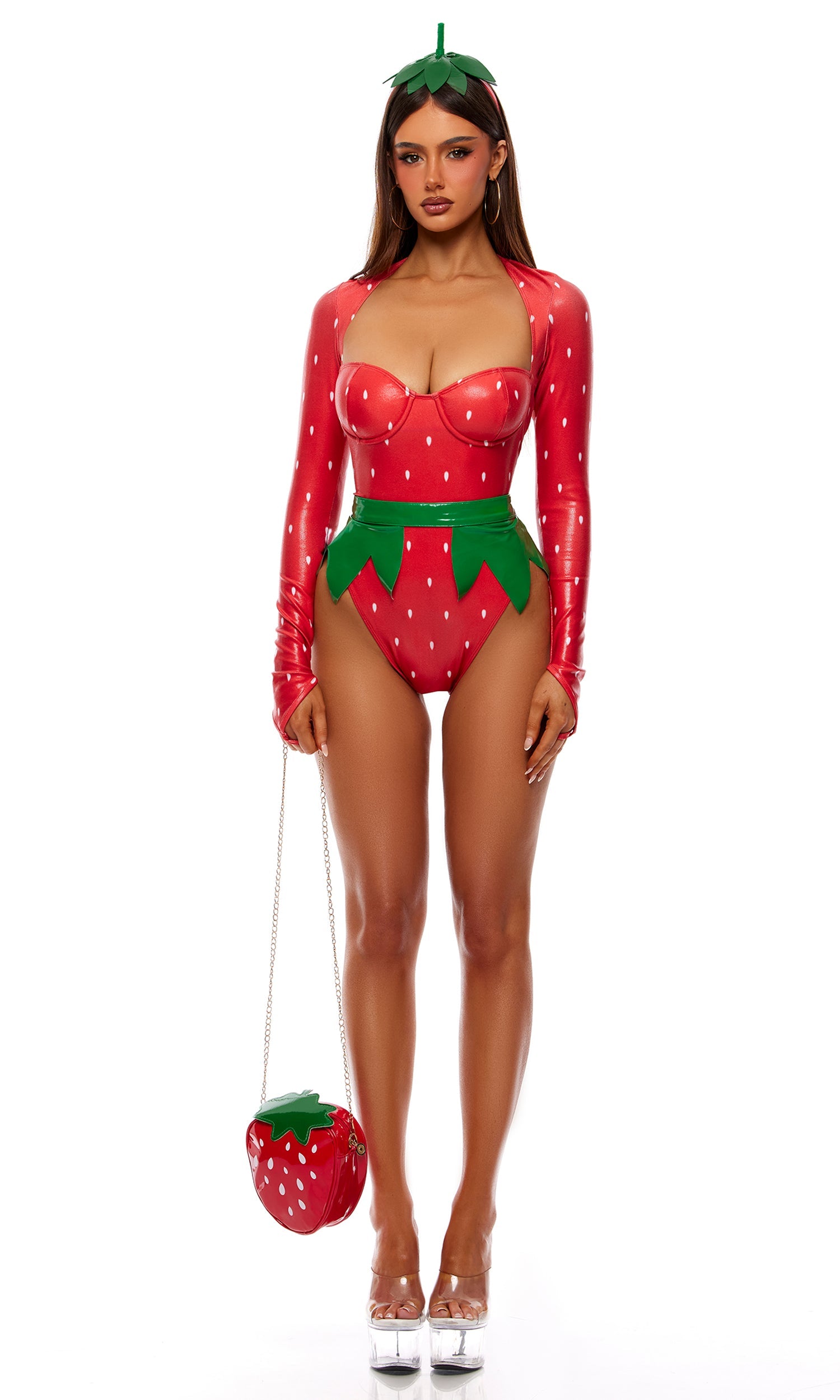 Sexy Storybook Strawberry Fruity Fairytale Halloween Costume