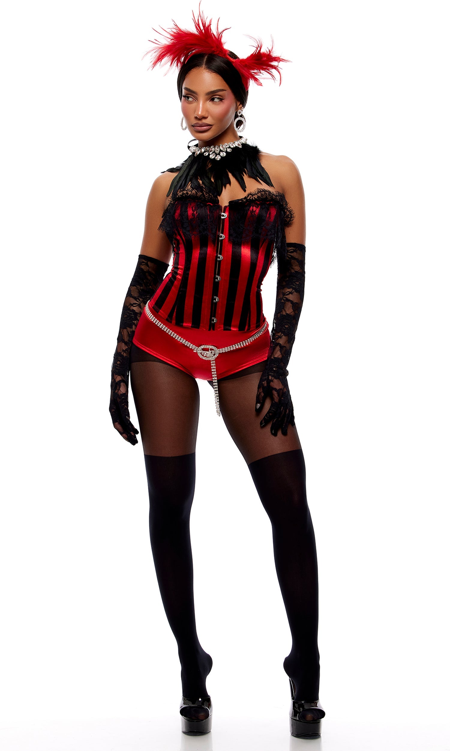 2000s Pop Star Burlesque Women’s Halloween Costume