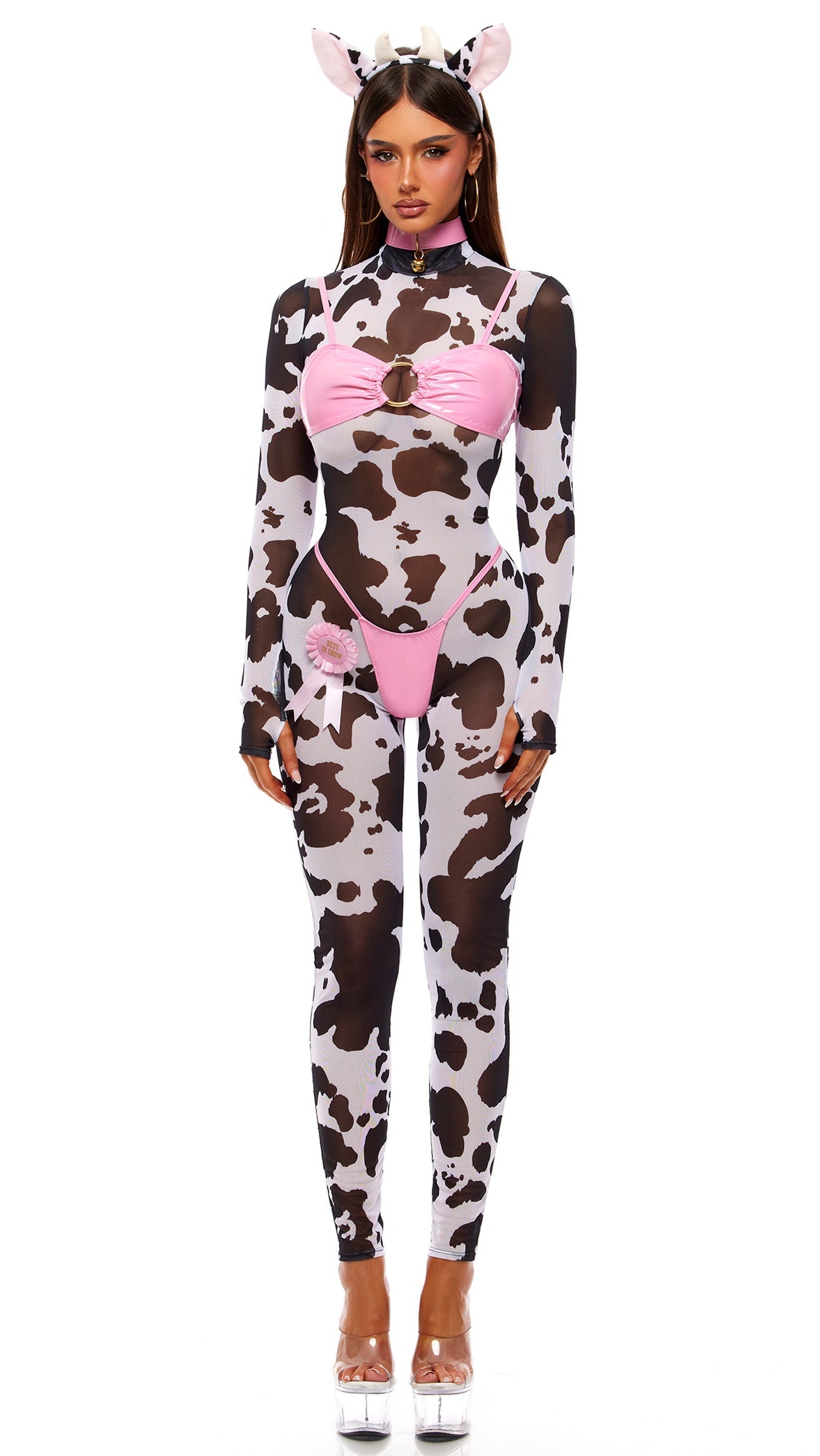 Moo’d Swings 7-Piece Cow Costume Set