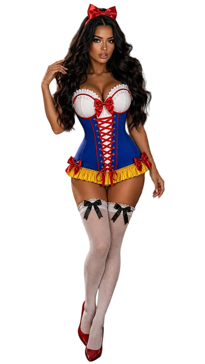 Fairytale Court Maiden Corset Halloween Costume