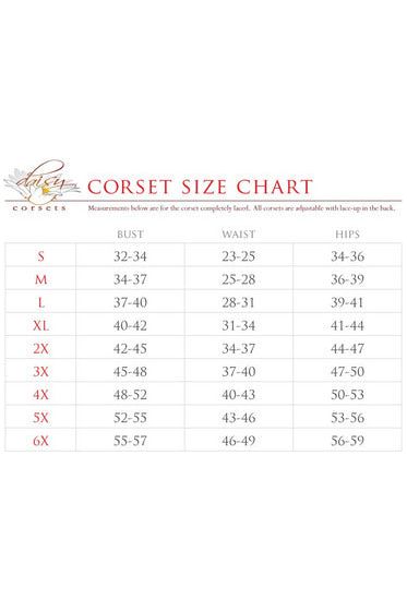 Flirty 3 PC Dark Angel Corset Romper Costume
