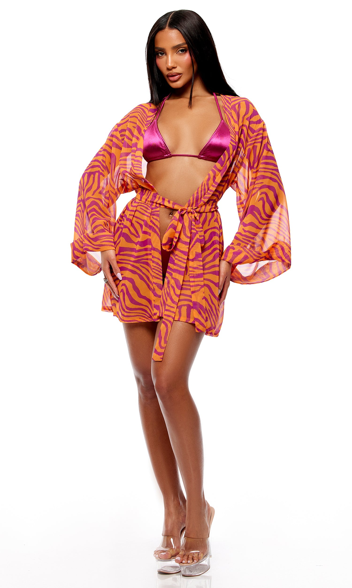 Yacht Party Triangle 2pc. Bikini Set - Pink