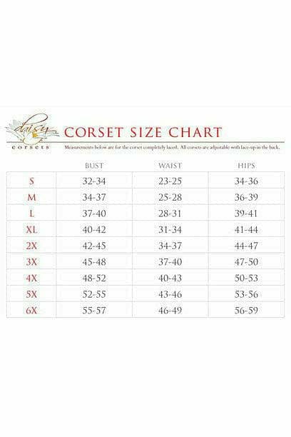 Deluxe Plum Brocade & Faux Leather Steel Boned Corset Musotica.com