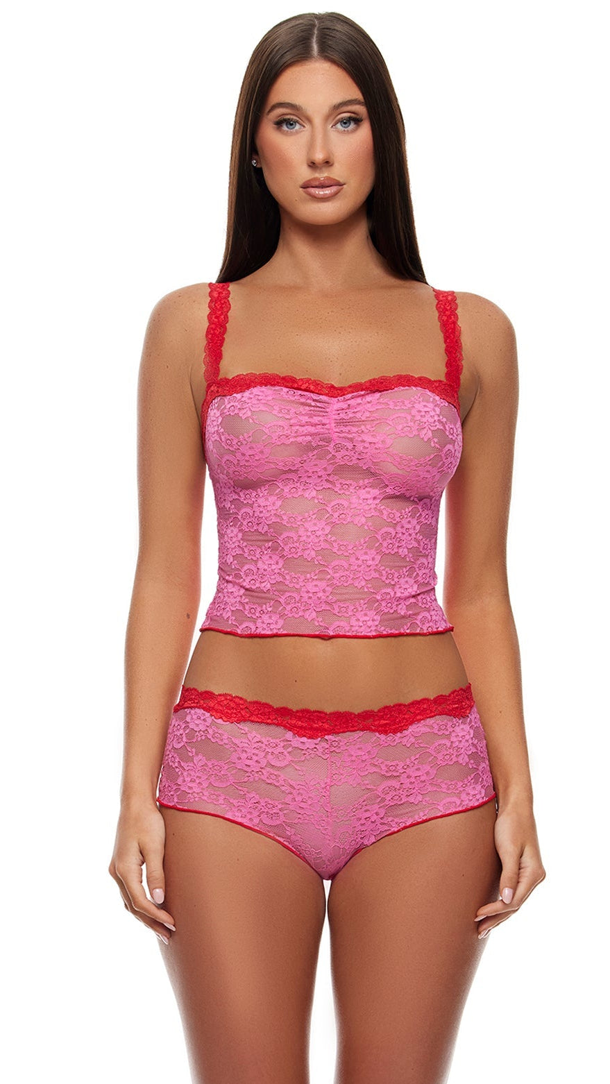 Lounge Affair Cami and Boyshorts Lingerie Set
