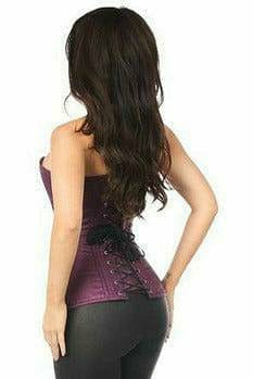 Sexy Plum Brocade Corset Musotica.com