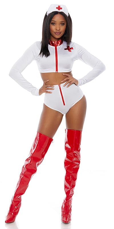 Sexy Pulse Racing Nurse Halloween Costume Musotica.com