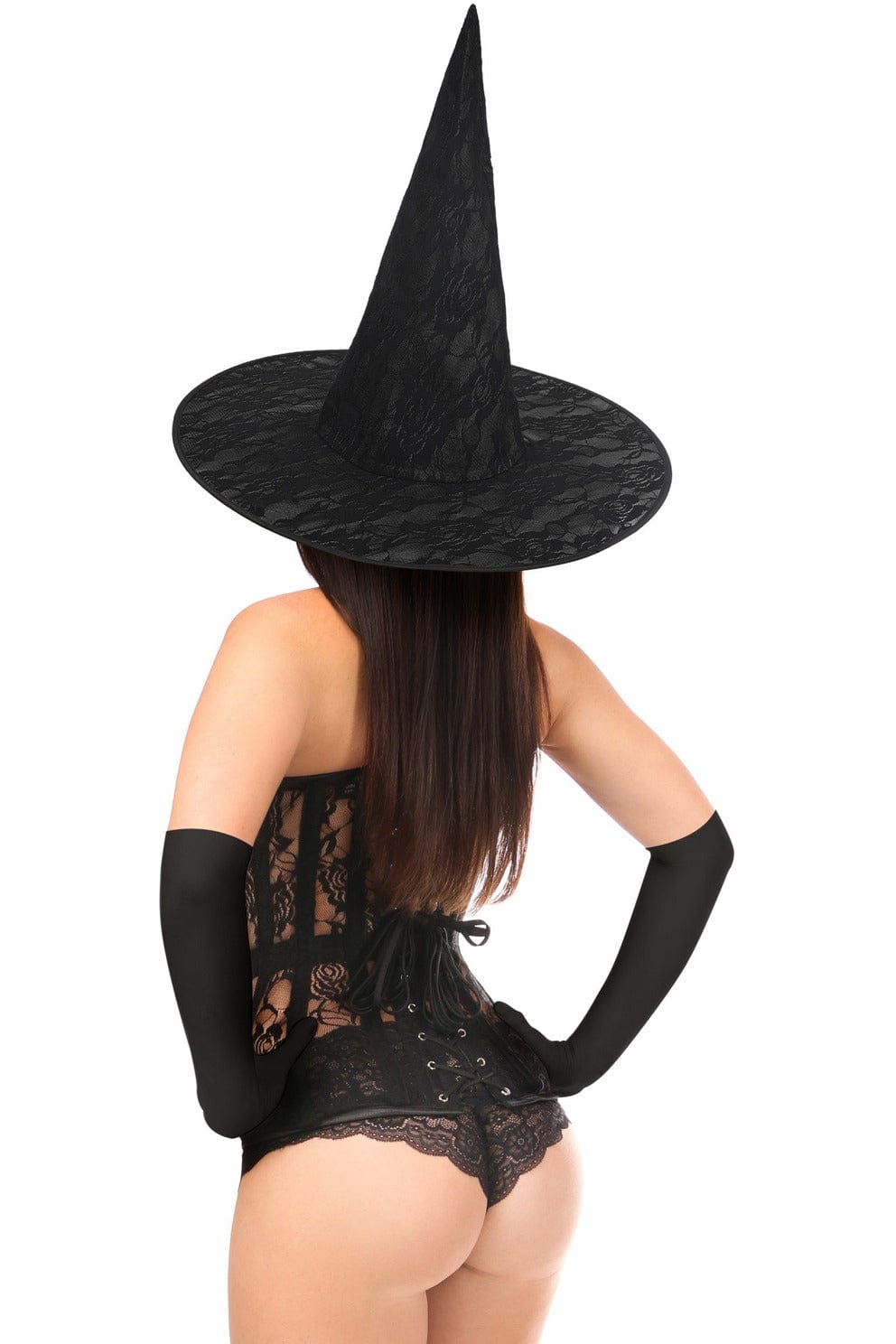 Sexy Three Piece Witchcraft Vixen Corset Costume Musotica.com
