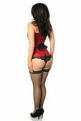 Sexy Wine Brocade Corset Musotica.com