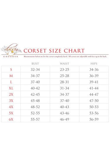 Burlesque Sequin 4 PC Red Devil Corset Costume Musotica.com
