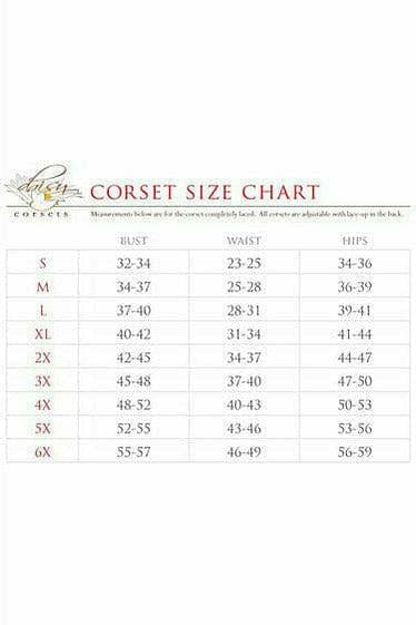 Deluxe Four Piece Sexy Devil Corset Costume Musotica.com