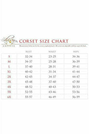 Deluxe Red Velvet Steel Boned Underbust Corset Musotica.com