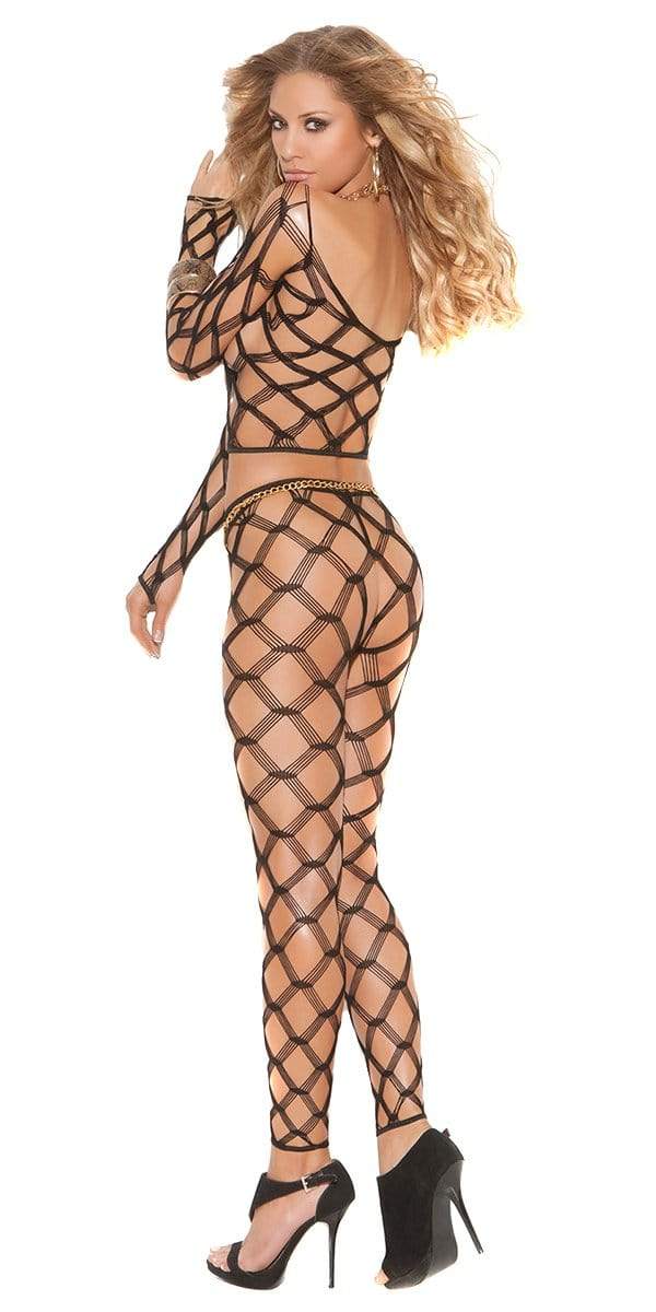 Hong Kong Diamond Fishnet Cami Lingerie Set Musotica.com