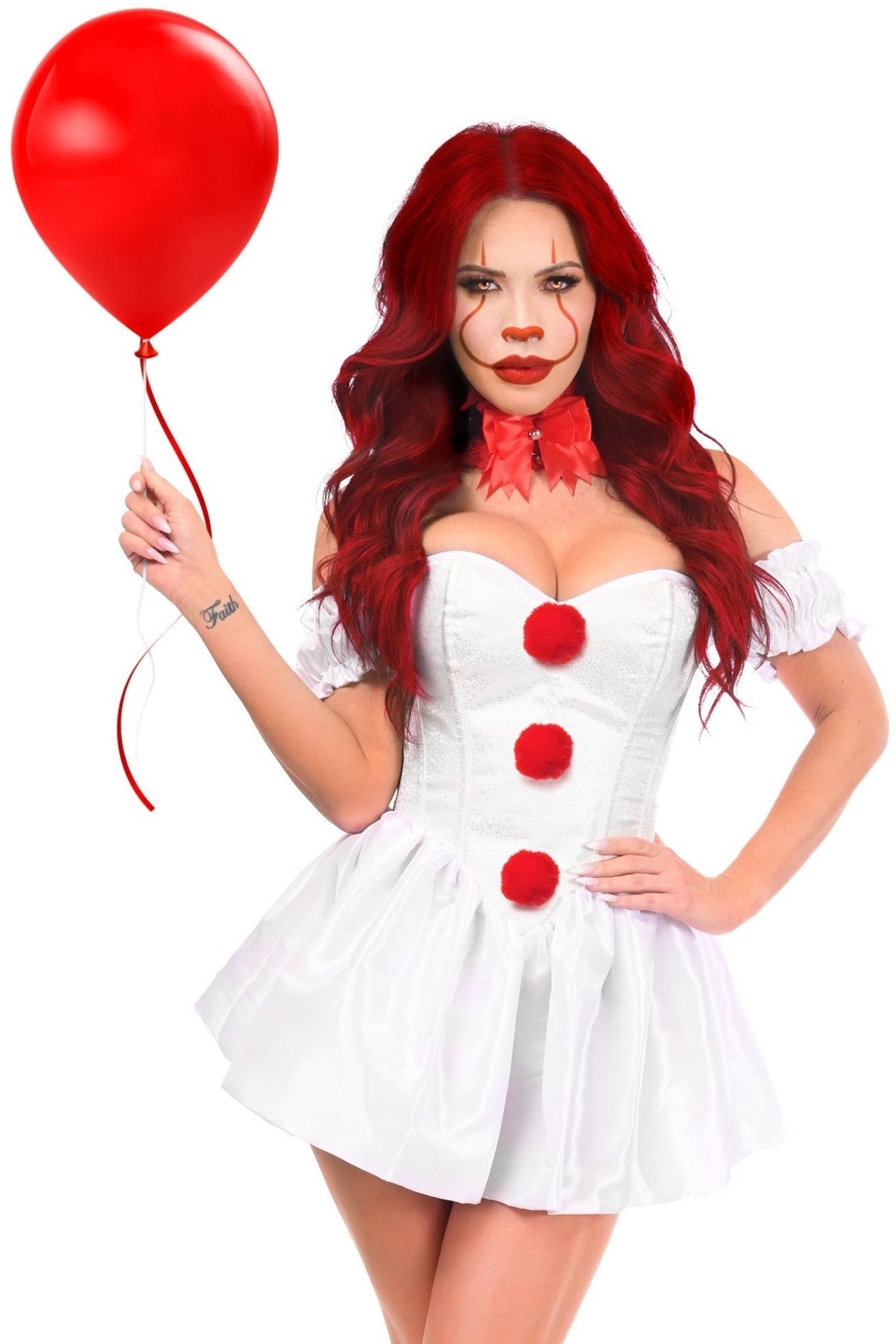 Killer Clown Couture 3 Piece Top Drawer Costume Musotica.com