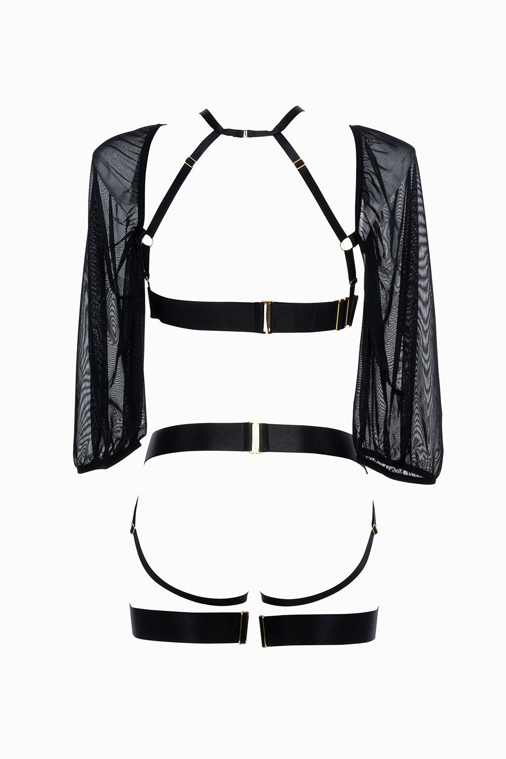 Puff Sleeve Harness Ensemble Musotica.com
