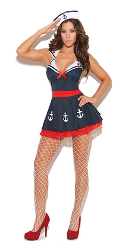 Sexy Ahoy Sailor Dress Costume