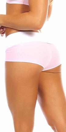 Sexy Balance Roll Down Top Athletic Yoga Hot Pants In Pink