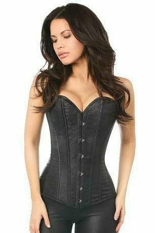 Sexy Black Brocade Corset Musotica.com