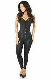 Sexy Black Brocade Corset Musotica.com