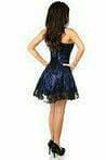 Sexy Blue Lace Corset Dress Musotica.com