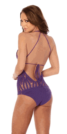 Sexy Crochet Romper Swim Suit Musotica.com