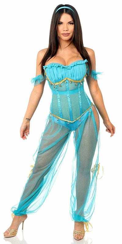 Sexy Deluxe 3 Piece Persian Princess Halloween CostumeMusotica.com