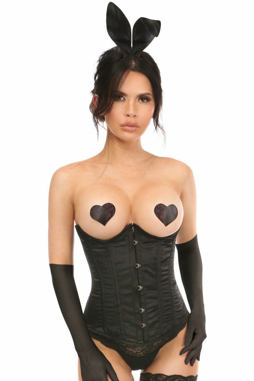 Sexy Deluxe 4 Piece Seductive Bunny Corset Halloween Costume Musotica.com