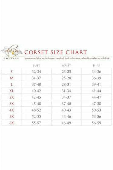Sexy Deluxe 4 Piece Sequin Devil Corset Halloween Costume Musotica.com