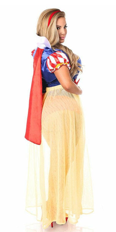 Sexy Deluxe 4 Piece Snow Princess Halloween Costume Musotica.com